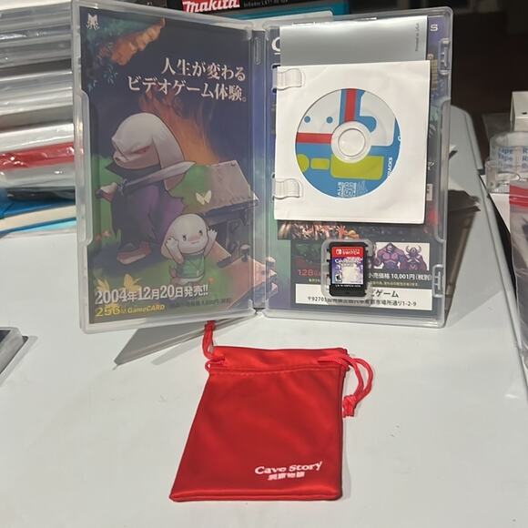 CAVE Story Nintendo Switch Complete Cib W/ Soundtrack with Red Bag - Picture 3 of 7